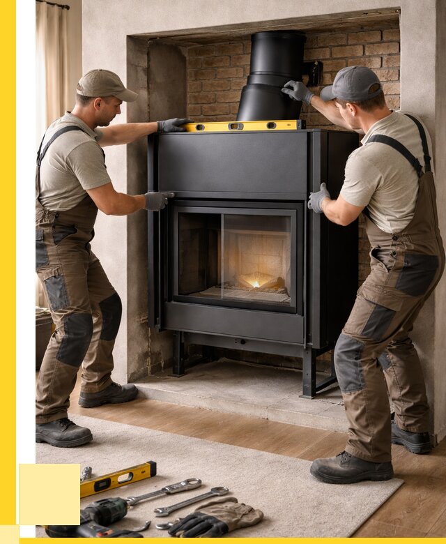 Установка каминных топок в Муре под ключ от 18378 р. | ЭриданМум