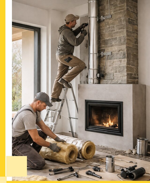 Монтаж дымоходов для каминов в Муре от 15315 р. ЭриданМум