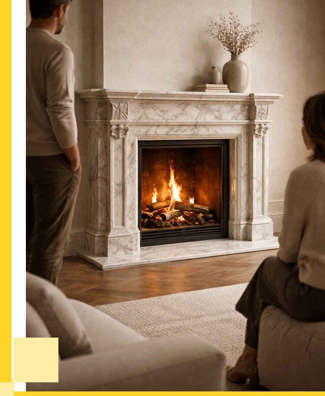 Мраморные камины под ключ в Муре от 255250 р. | ЭриданМум