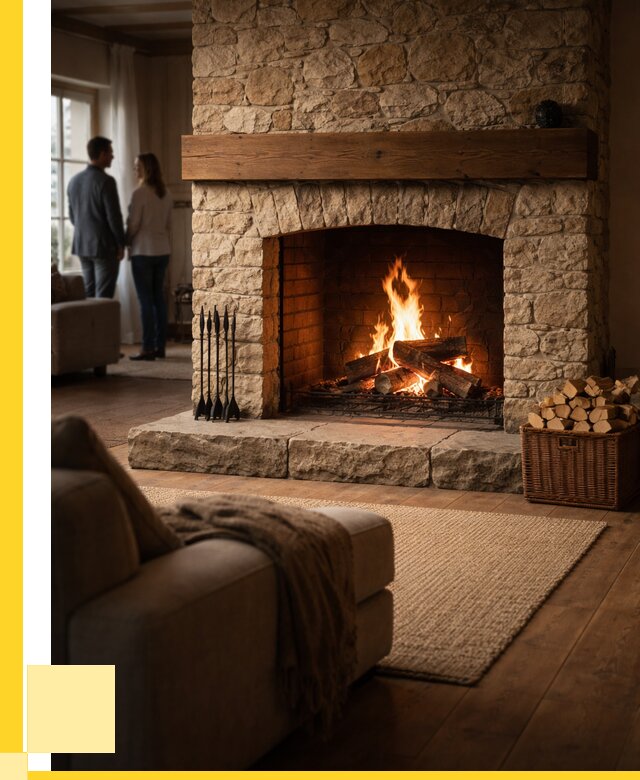 Открытые камины под ключ в Муре от 153150 р. ЭриданМум