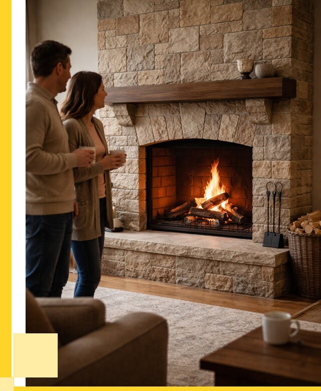 Каменные камины на заказ в Муре от 183780 р. | ЭриданМум