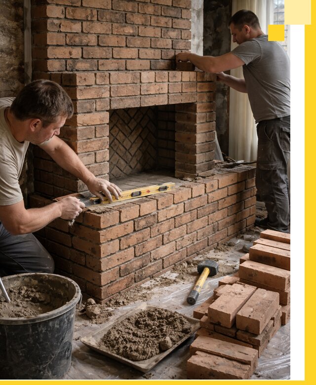 Изготовление и установка кирпичных каминов в Муре