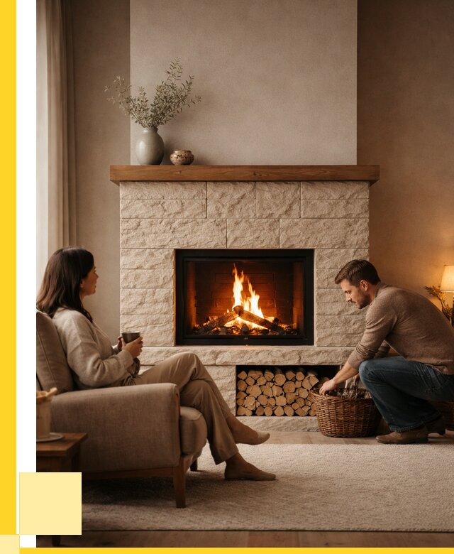 Камины для дома в Муре под ключ от 153150 р. | ЭриданМум