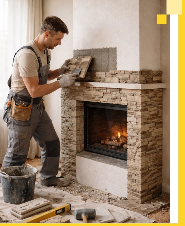 Изготовление и монтаж каминов для дома под ключ в Муре