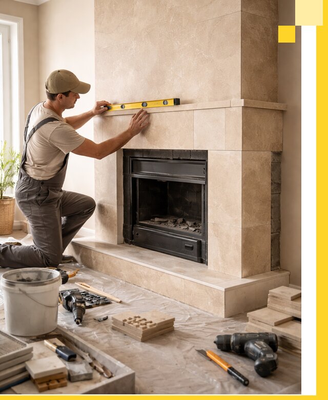 Установка и монтаж каминов в частном доме под ключ в Муре