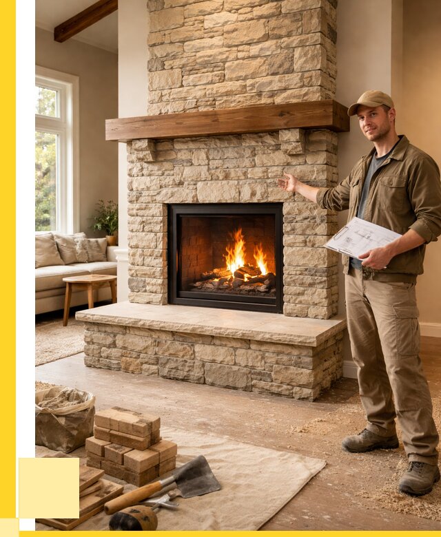 Камины под ключ в Муре от 183780 р. | ЭриданМум — установка