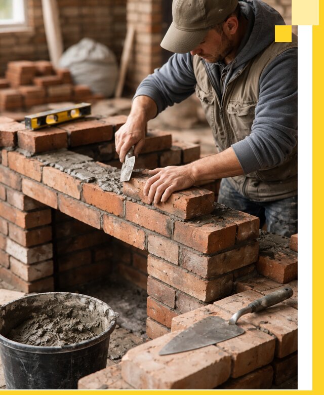 Кладка каминов под ключ в Муре профессиональная отделка и монтаж