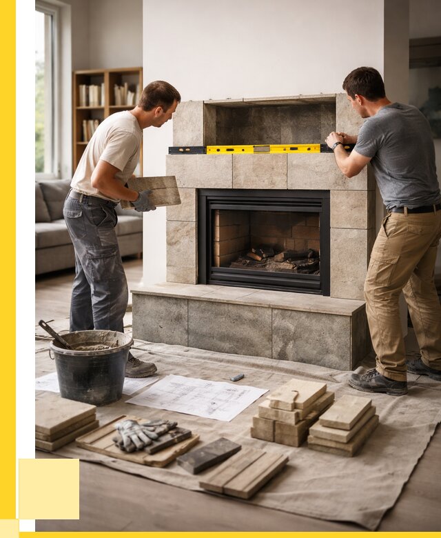 Монтаж каминов и установка в Муре от 45945 р. | ЭриданМум