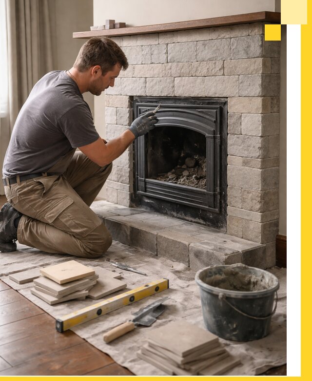 Профессиональный ремонт каминов в Муре восстановление и сервис