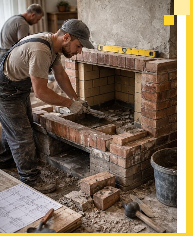 Изготовление и установка каминопечей под ключ в Муре