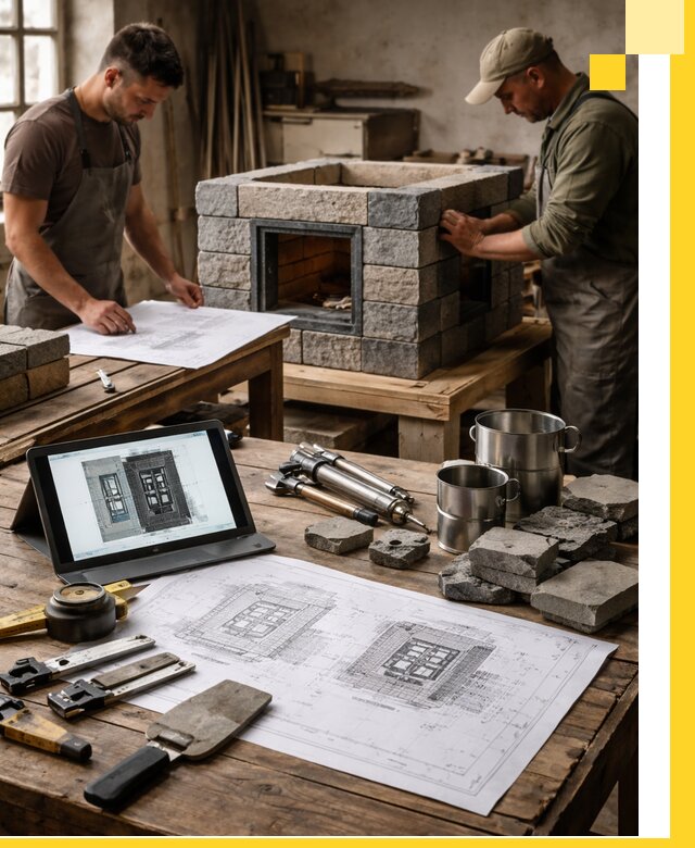 Разработка проектов печей с согласованием и монтажом в Муре