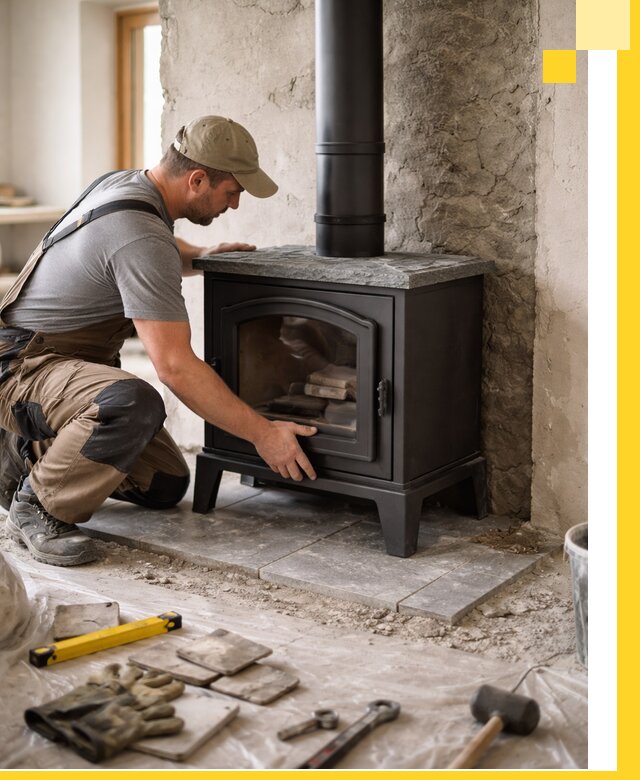 Профессиональный монтаж печей и каминов в Муре под ключ