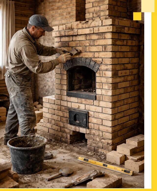 Кирпичные печи под ключ в Муре: проектирование и кладка