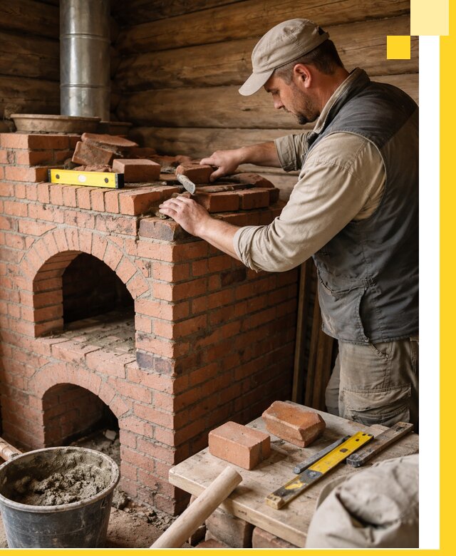 Изготовление и установка русских печей в Муре под ключ