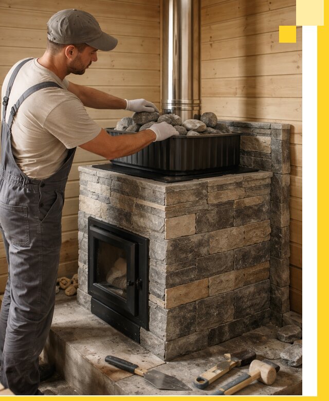 Печи для парной в Муре, производство, монтаж и обслуживание