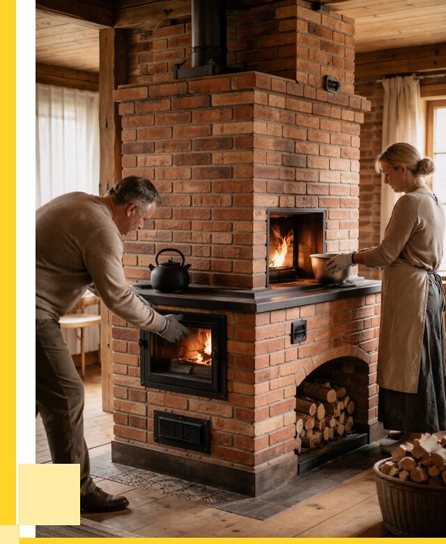 Печи для загородного дома под ключ в Муре от 81680 р. | ЭриданМум