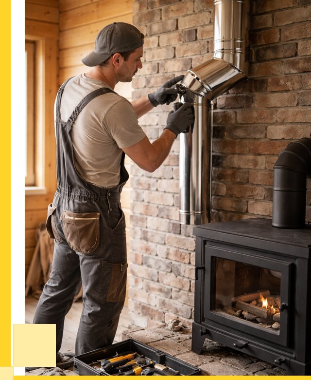 Монтаж дымоходов для печей в Муре от 7658 р. | ЭриданМум