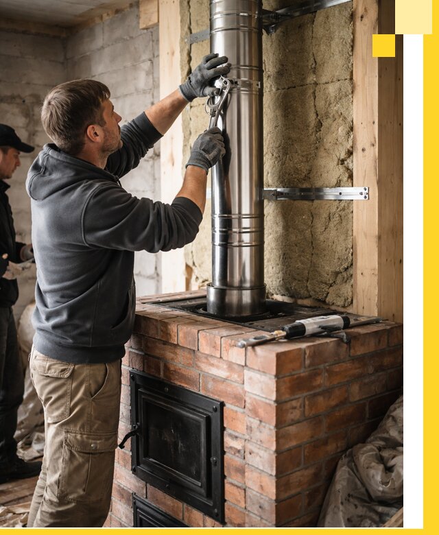 Изготовление и монтаж печей и дымоходов под ключ в Муре