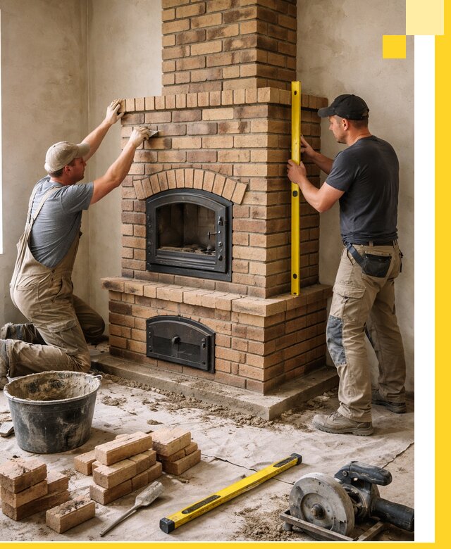 Продажа и установка печей и каминов для дома под ключ в Муре