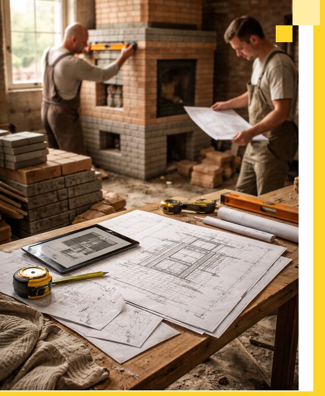 Проекты печей и каминов с индивидуальным дизайном в Муре