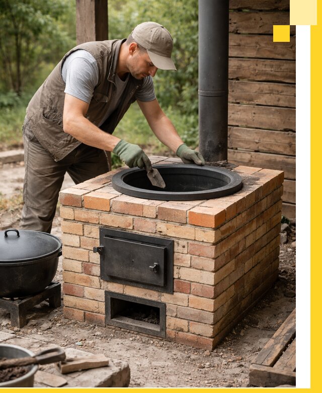 Изготовление и установка печей для казана в Муре под ключ