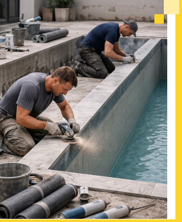 Профессиональный ремонт бассейнов под ключ в Муре