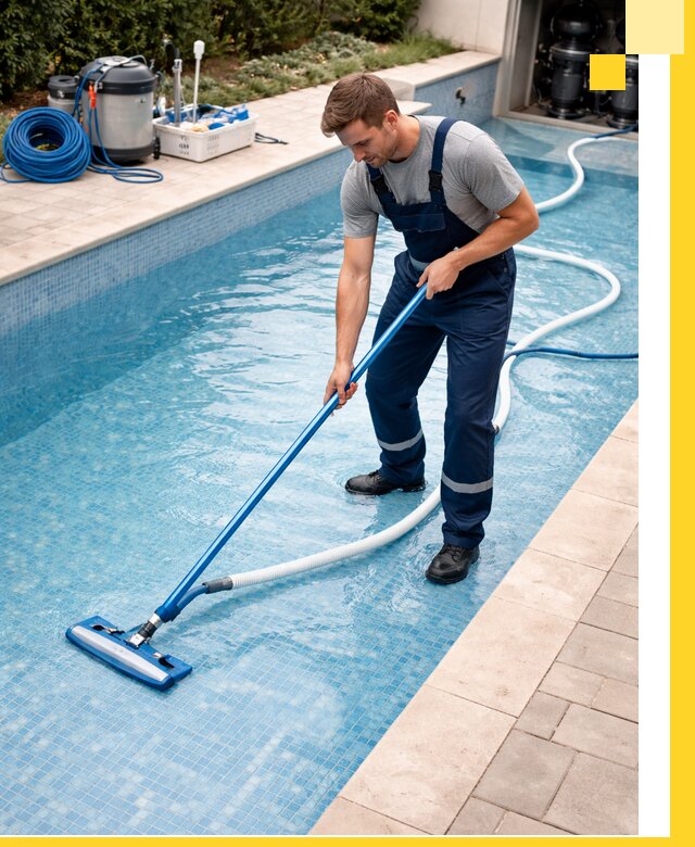 Профессиональная чистка бассейнов и фильтров в Муре под ключ