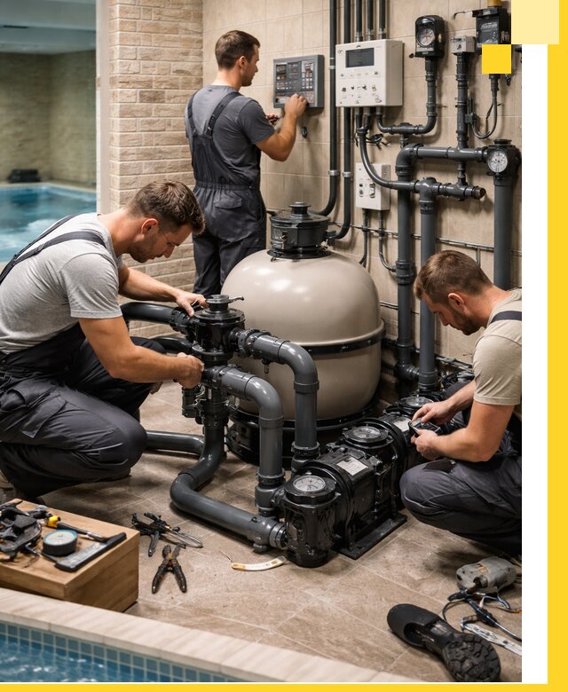 Комплексное оборудование для бассейнов под ключ в Муре