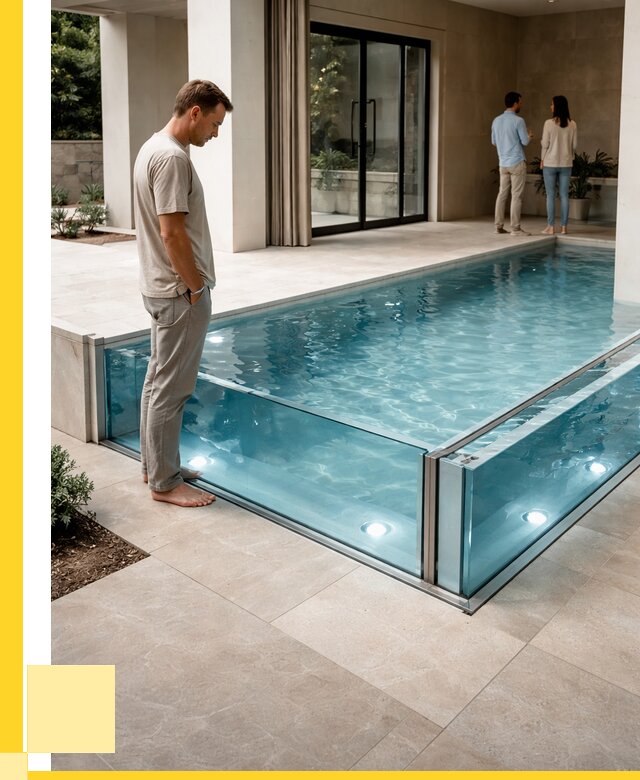 Стеклянные бассейны в Муре от 1225200 р. | ЭриданМум — мозаика