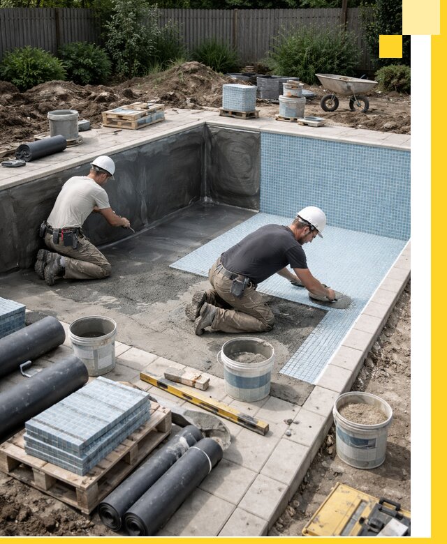 Проектирование и строительство стационарных бассейнов в Муре