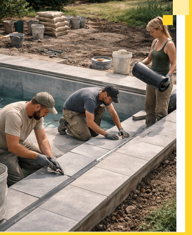 Строительство и монтаж уличных бассейнов под ключ в Муре