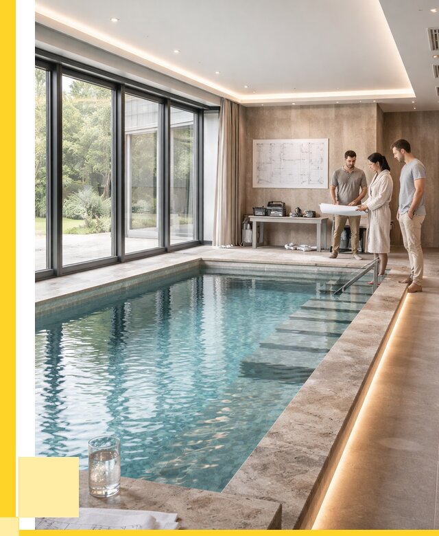 Закрытые бассейны под ключ в Муре от 2552500 р. | ЭриданМум