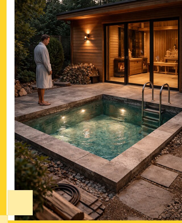 Бани с бассейном под ключ в Муре от 96995 р. | ЭриданМум