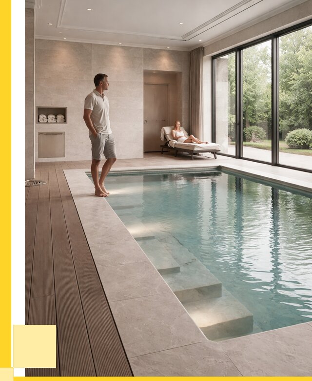 Бассейны в коттедже под ключ в Муре от 1225200 р. | ЭриданМум