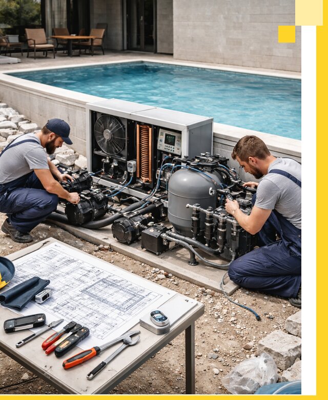 Проектирование и монтаж бассейнов с подогревом в Муре