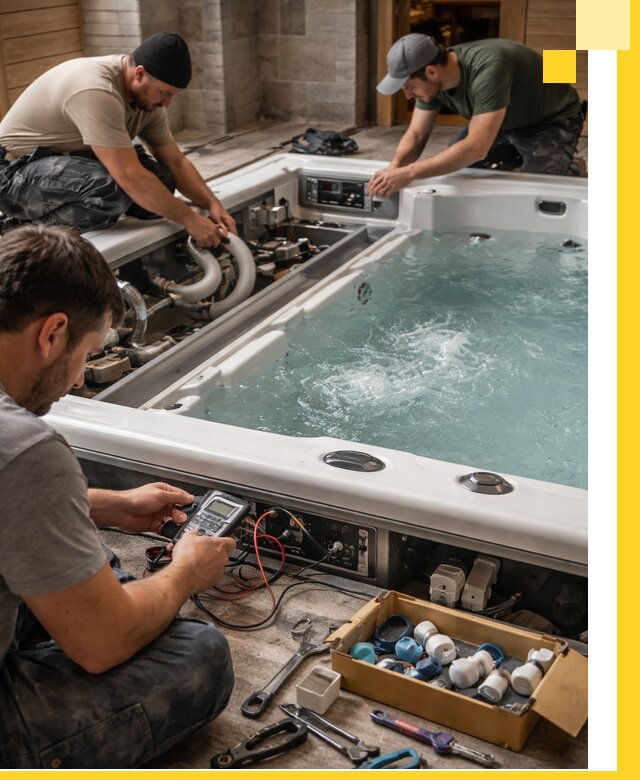 Гидромассажные бассейны под ключ в Муре, дизайн и монтаж