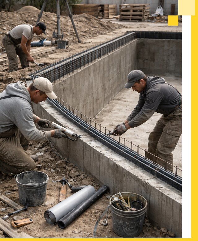 Качественный монтаж чаши бассейна в Муре под ключ с гарантией