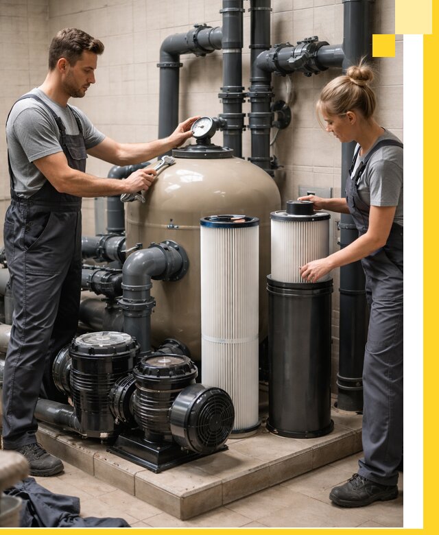 Фильтры и системы фильтрации для бассейнов в Муре