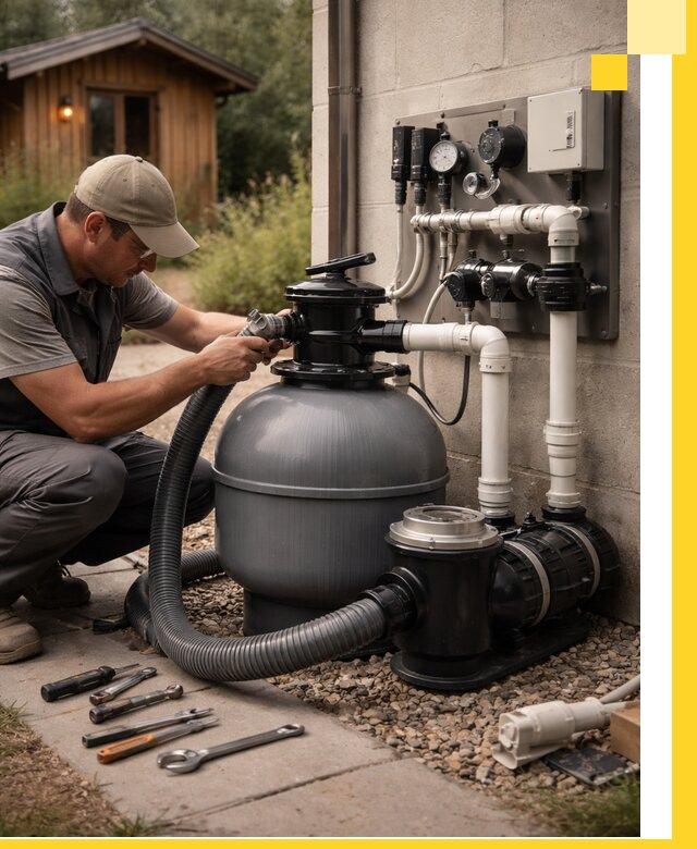 Продажа и монтаж фильтров и насосов для бассейнов в Муре