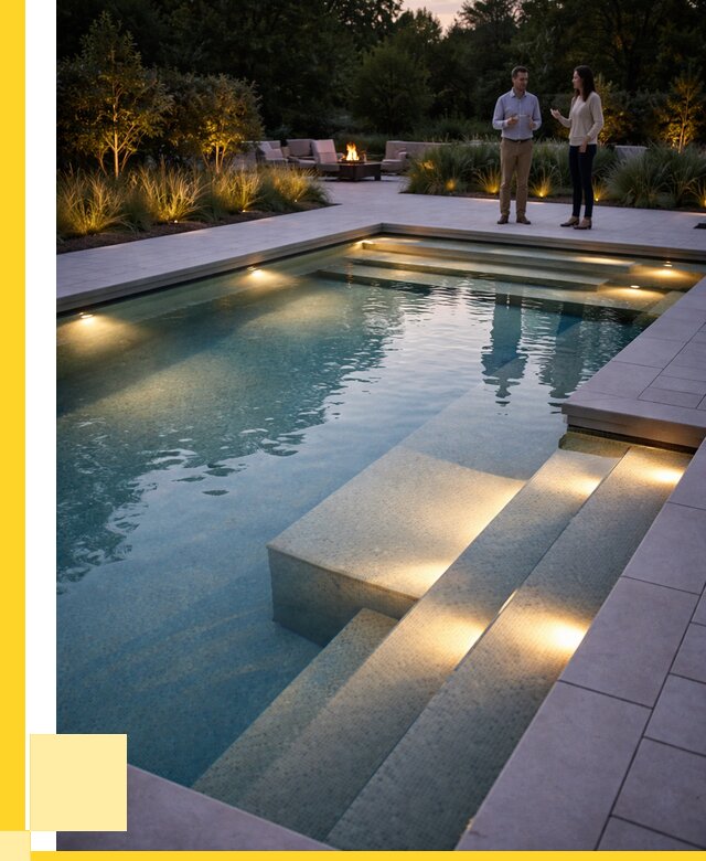 Освещение бассейнов в Муре под ключ от 25525 р. | ЭриданМум