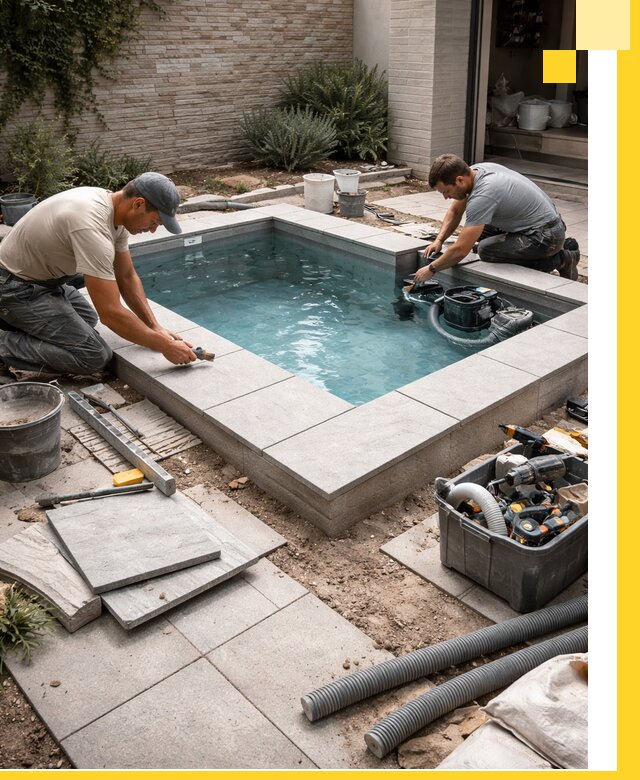 Мини бассейны под ключ в Муре, дизайн и установка