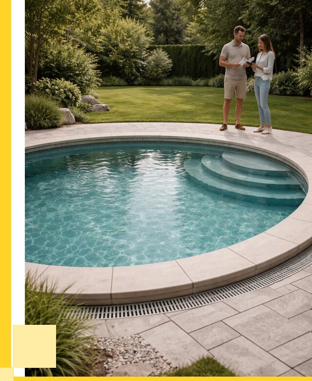 Круглые каркасные бассейны купить в Муре от 255250 р. | ЭриданМум