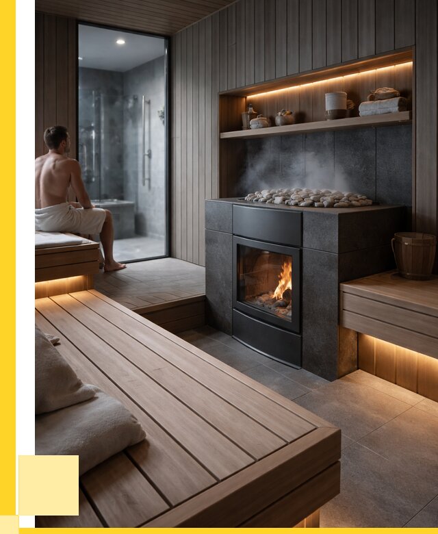 Проект сауны в частном доме в Муре от 35735 р. | ЭриданМум