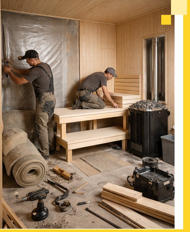 Проекты саун под ключ в Муре дизайн и строительство