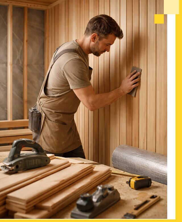 Профессиональная отделка саун и парных под ключ в Муре