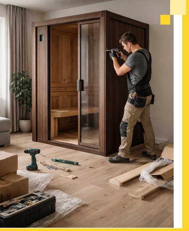 Установка и производство мини саун под ключ в Муре