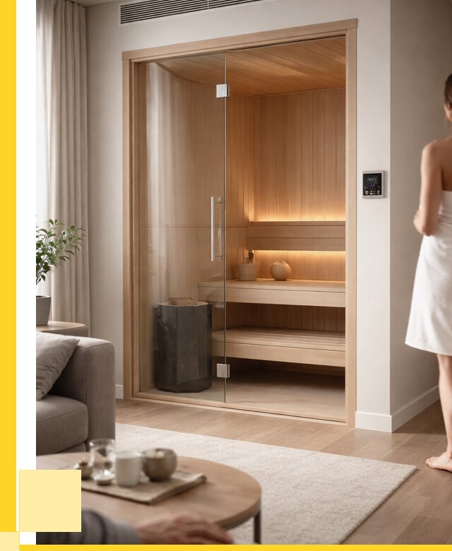 Сауна в квартире под ключ в Муре от 122520 р. ЭриданМум