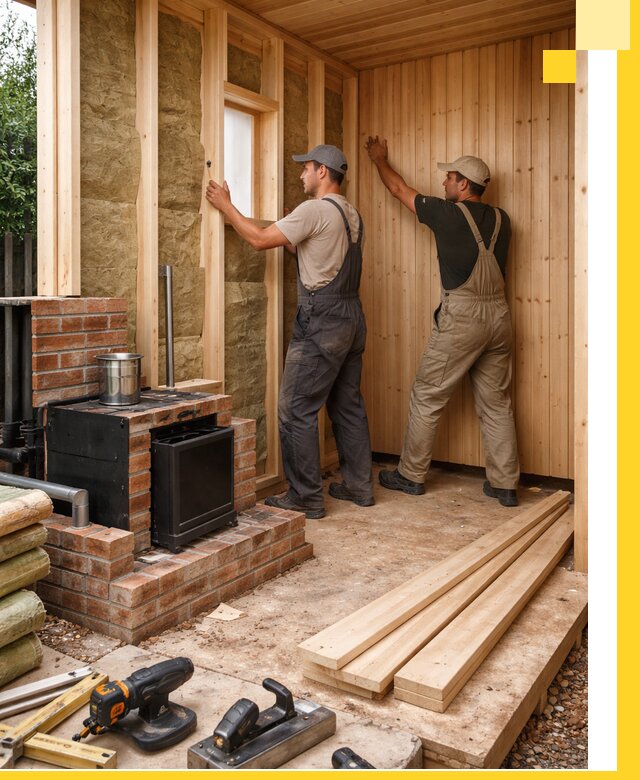 Строительство и установка дачных саун под ключ в Муре