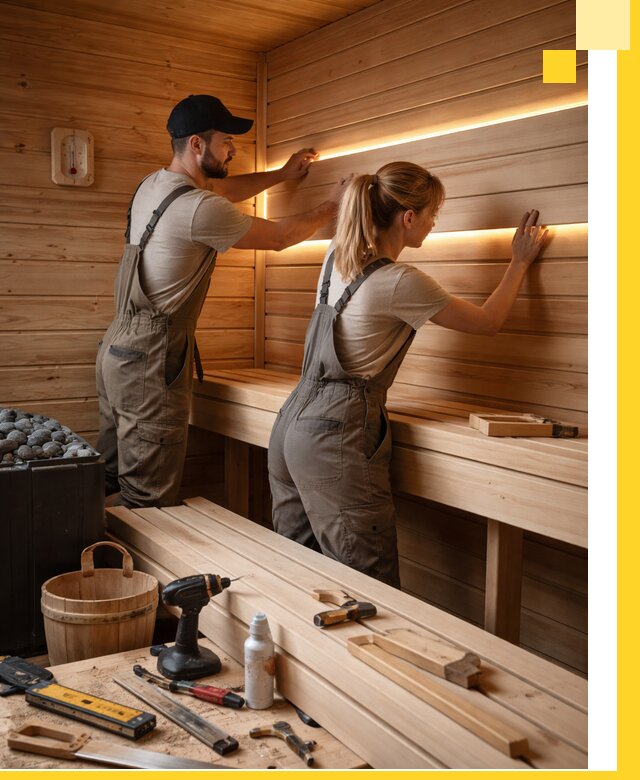 Дизайн саун и бань под ключ с индивидуальным проектом в Муре