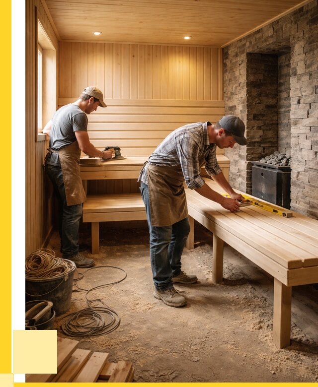 Отделка бани в Муре: внутренняя отделка от 3063 р. | ЭриданМум